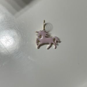 Jennifer Fisher Enamel Pink Unicorn Charm